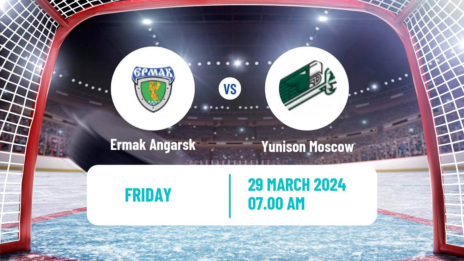 Hockey NMHL Ermak Angarsk - Yunison Moscow