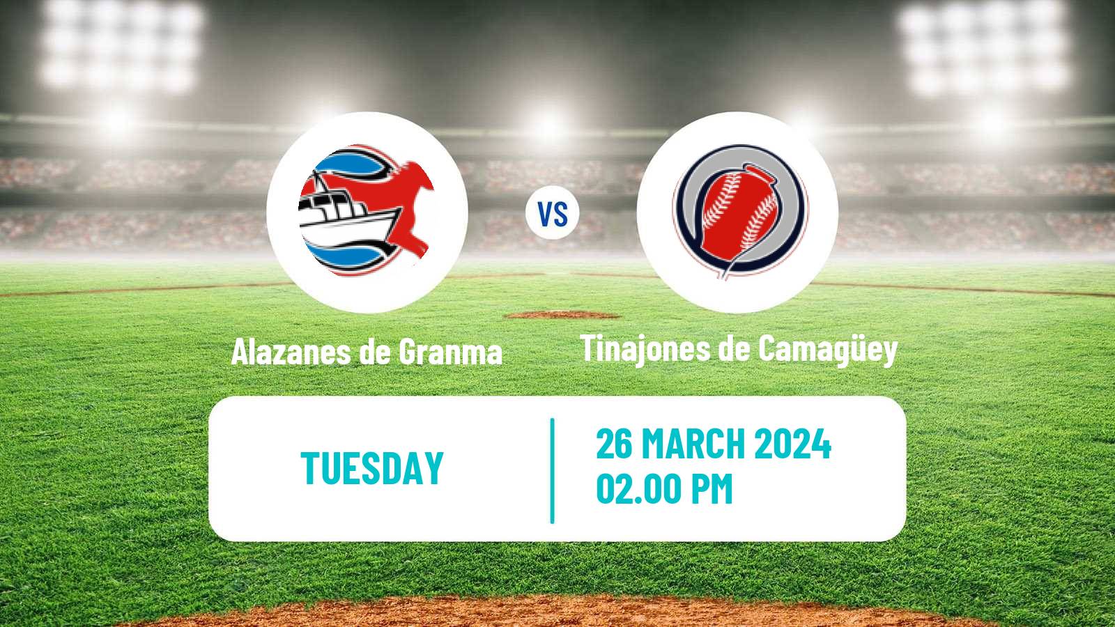 Baseball Cuba Serie Nacional Baseball Alazanes de Granma - Tinajones de Camagüey