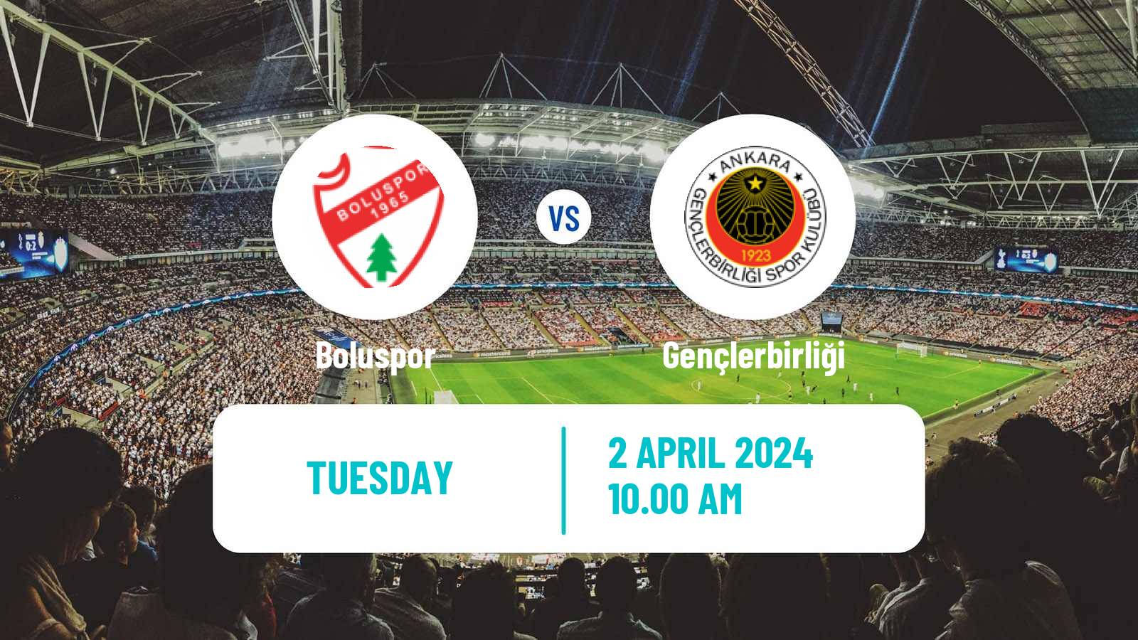 Soccer Turkish First League Boluspor - Gençlerbirliği