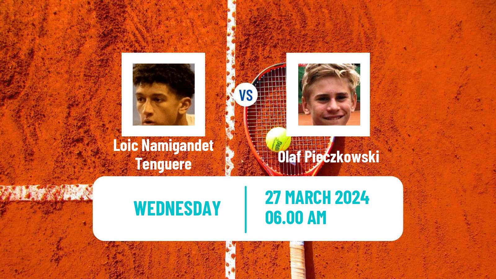 Tennis ITF M25 Trnava Men Loic Namigandet Tenguere - Olaf Pieczkowski