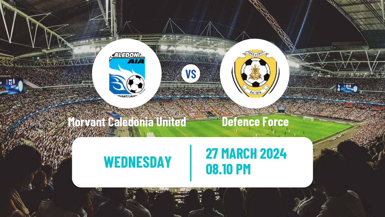 Soccer Trinidad and Tobago Premier League Morvant Caledonia United - Defence Force