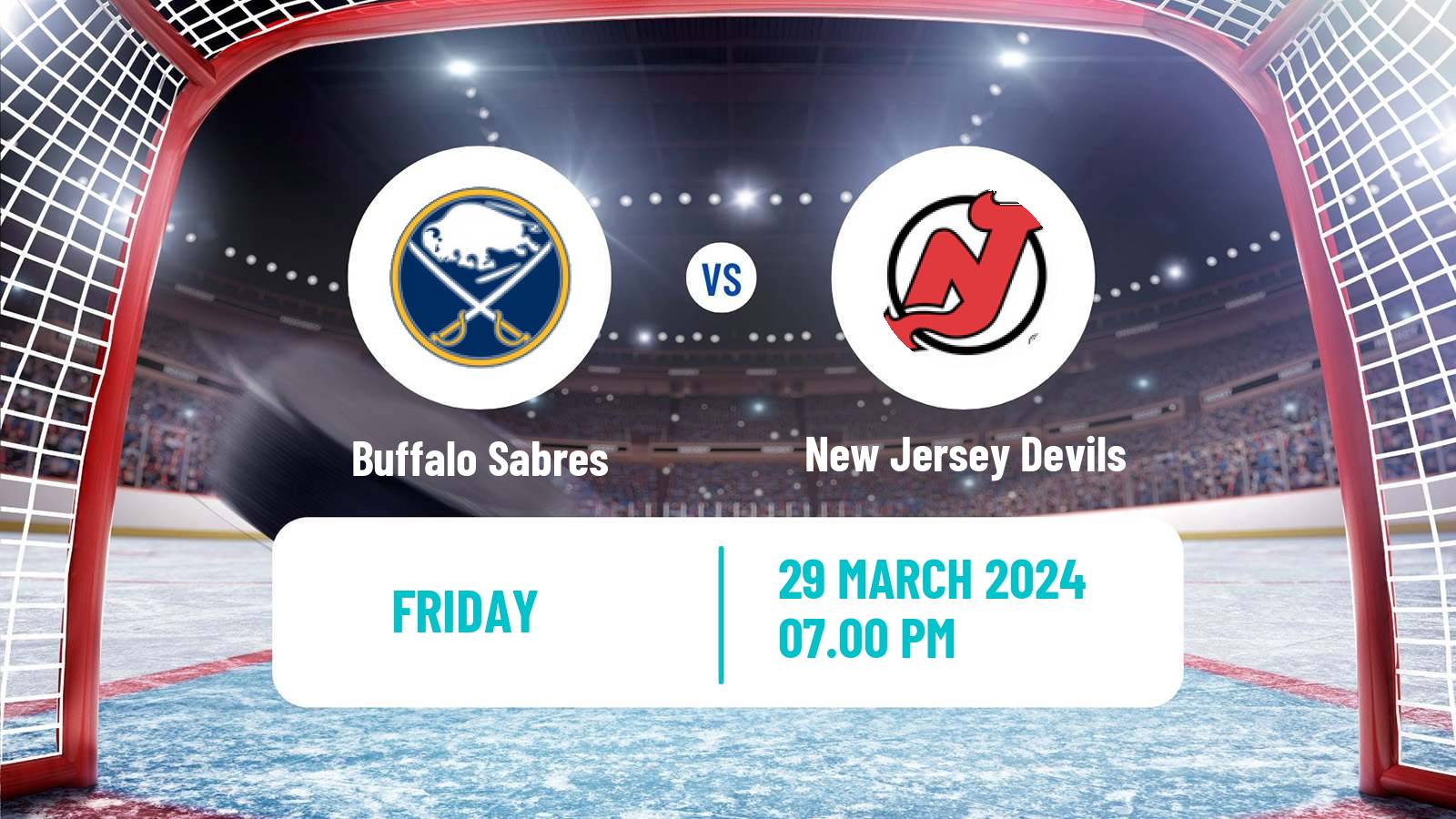 Hockey NHL Buffalo Sabres - New Jersey Devils