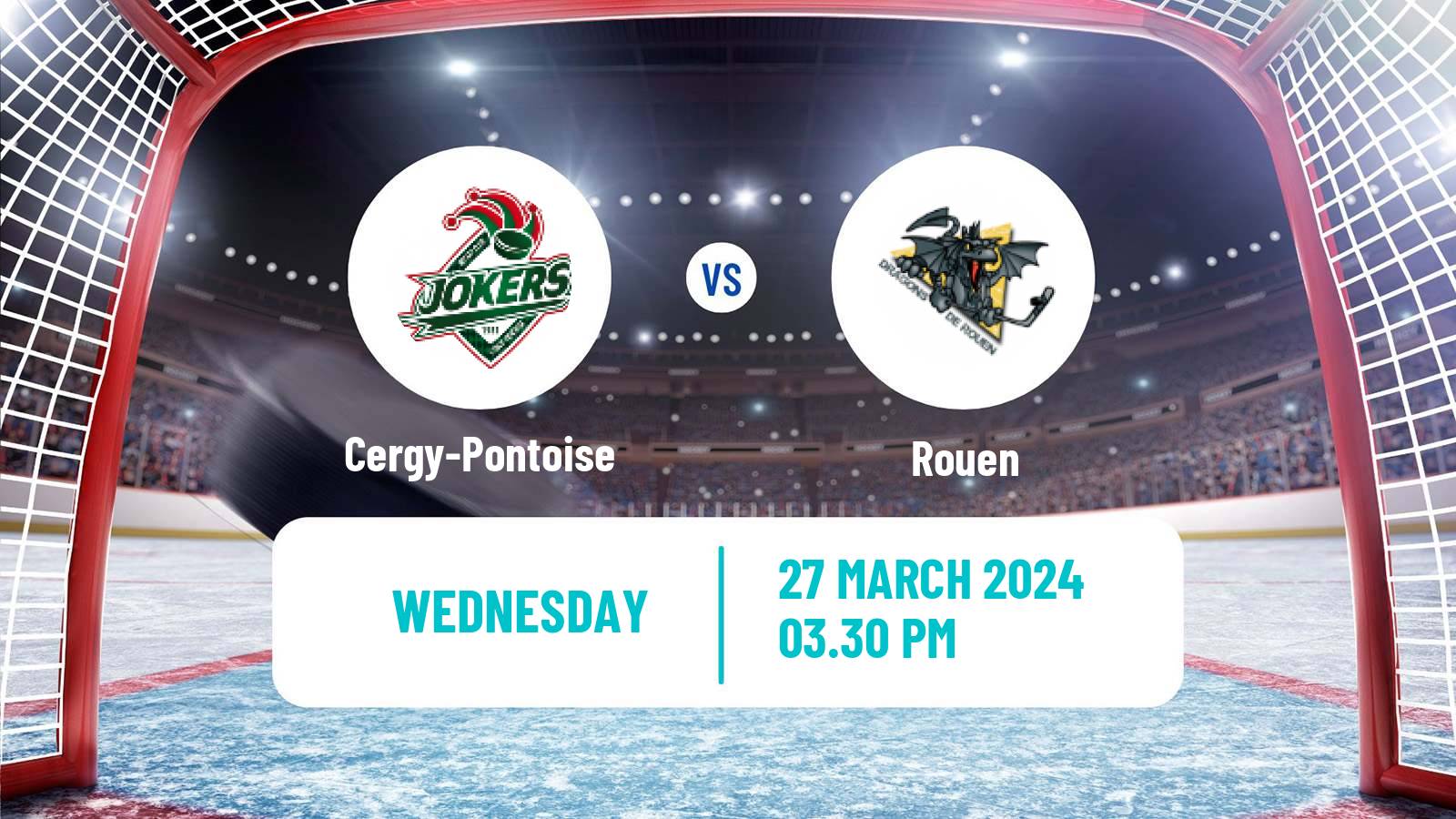 Hockey French Ligue Magnus Cergy-Pontoise - Rouen