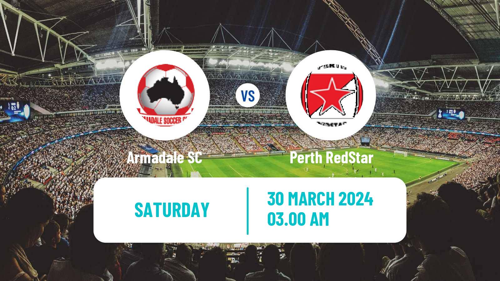 Soccer Australian NPL Western Australia Armadale - Perth RedStar