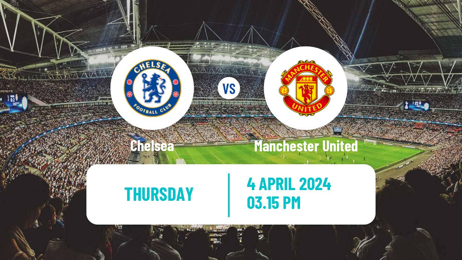 Soccer English Premier League Chelsea - Manchester United