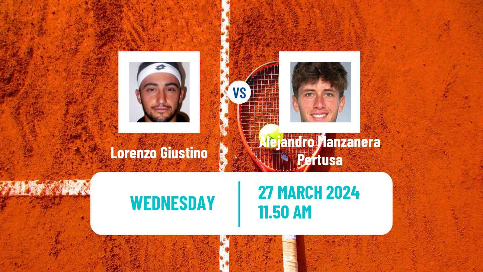 Tennis ITF M25 Tarragona Men Lorenzo Giustino - Alejandro Manzanera Pertusa
