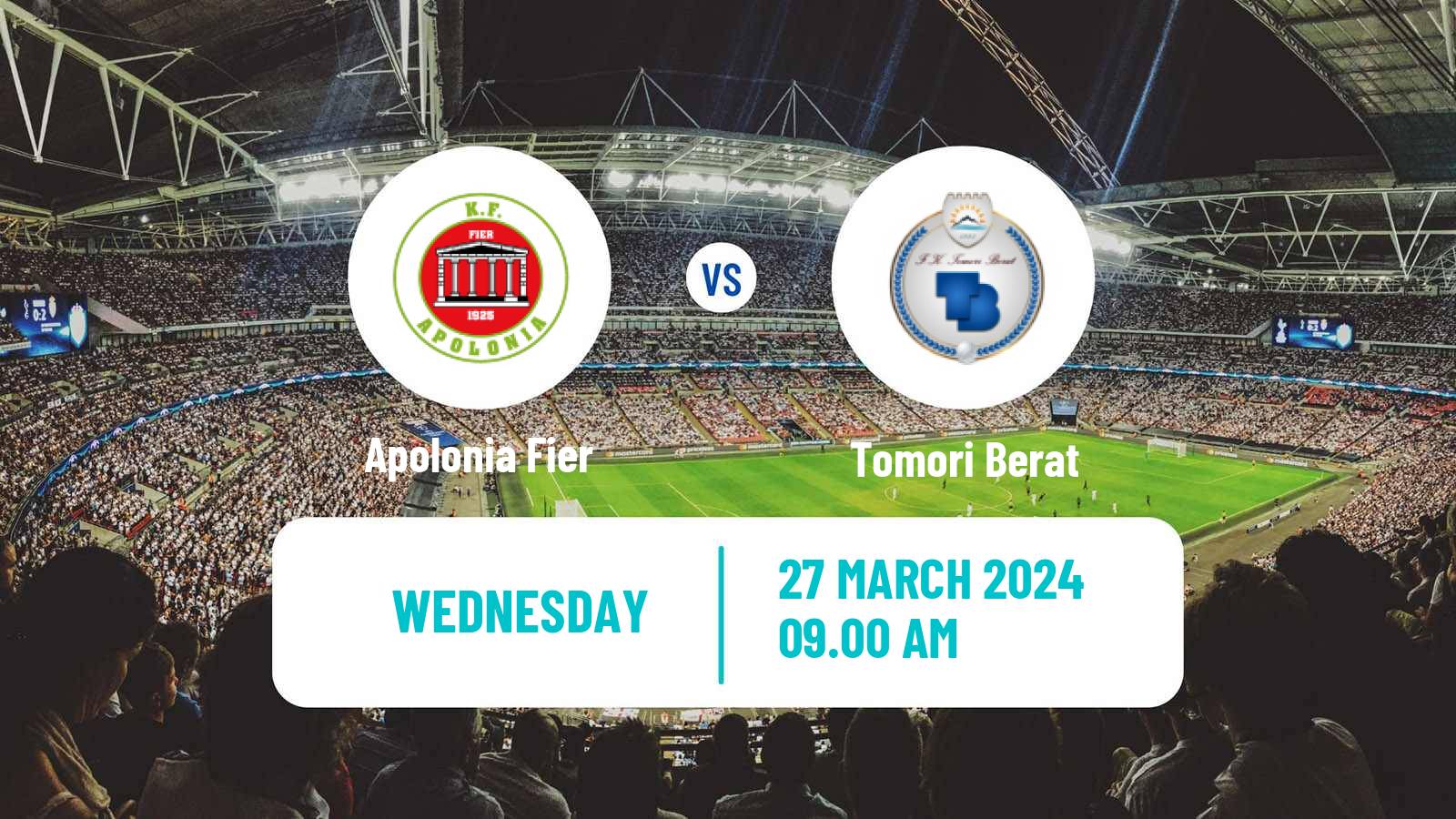 Soccer Albanian First Division Apolonia Fier - Tomori Berat