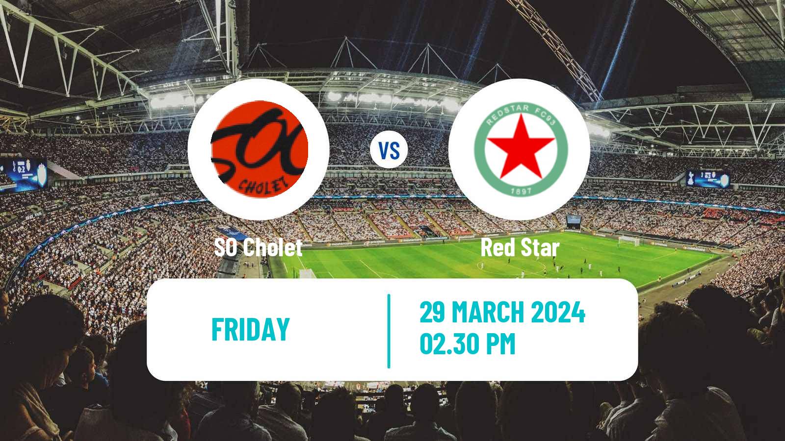 Soccer French National League Cholet - Red Star