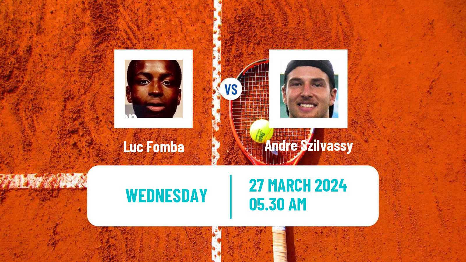 Tennis ITF M15 Monastir 13 Men Luc Fomba - Andre Szilvassy