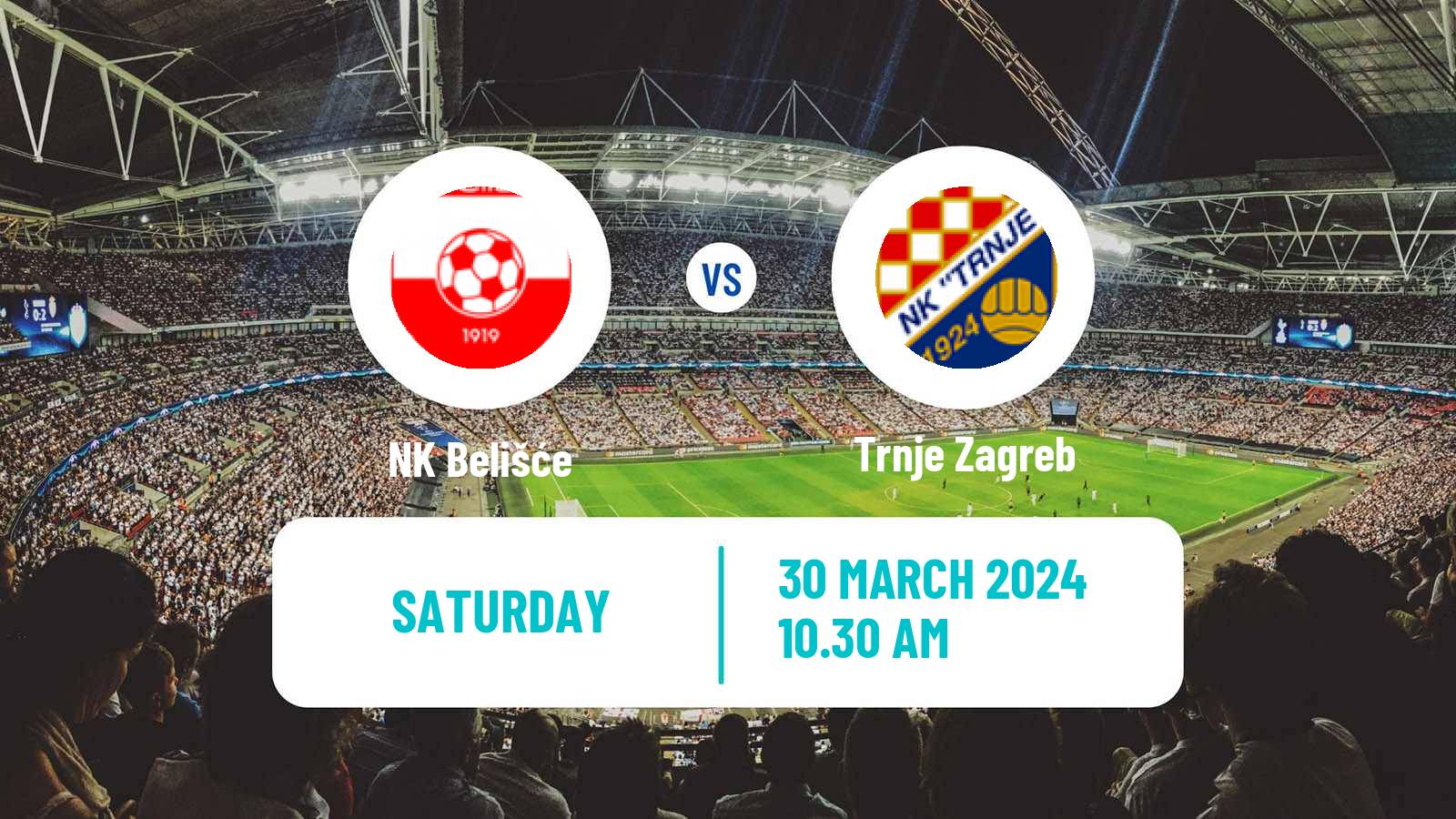 Soccer Croatian Druga NL Belišće - Trnje Zagreb