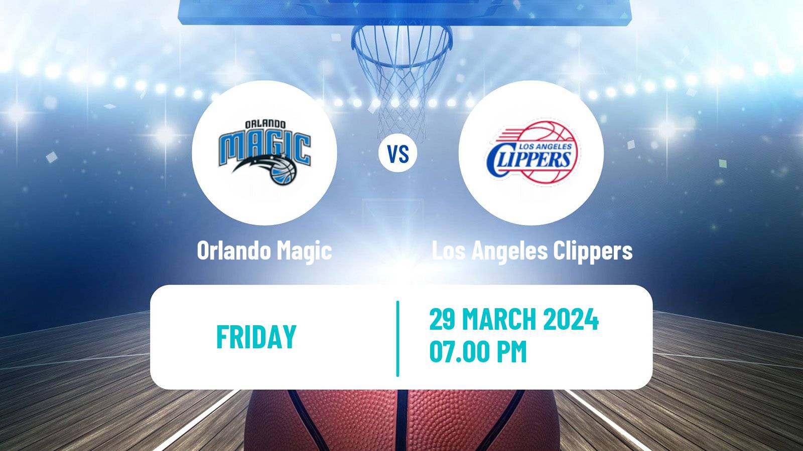 Basketball NBA Orlando Magic - Los Angeles Clippers