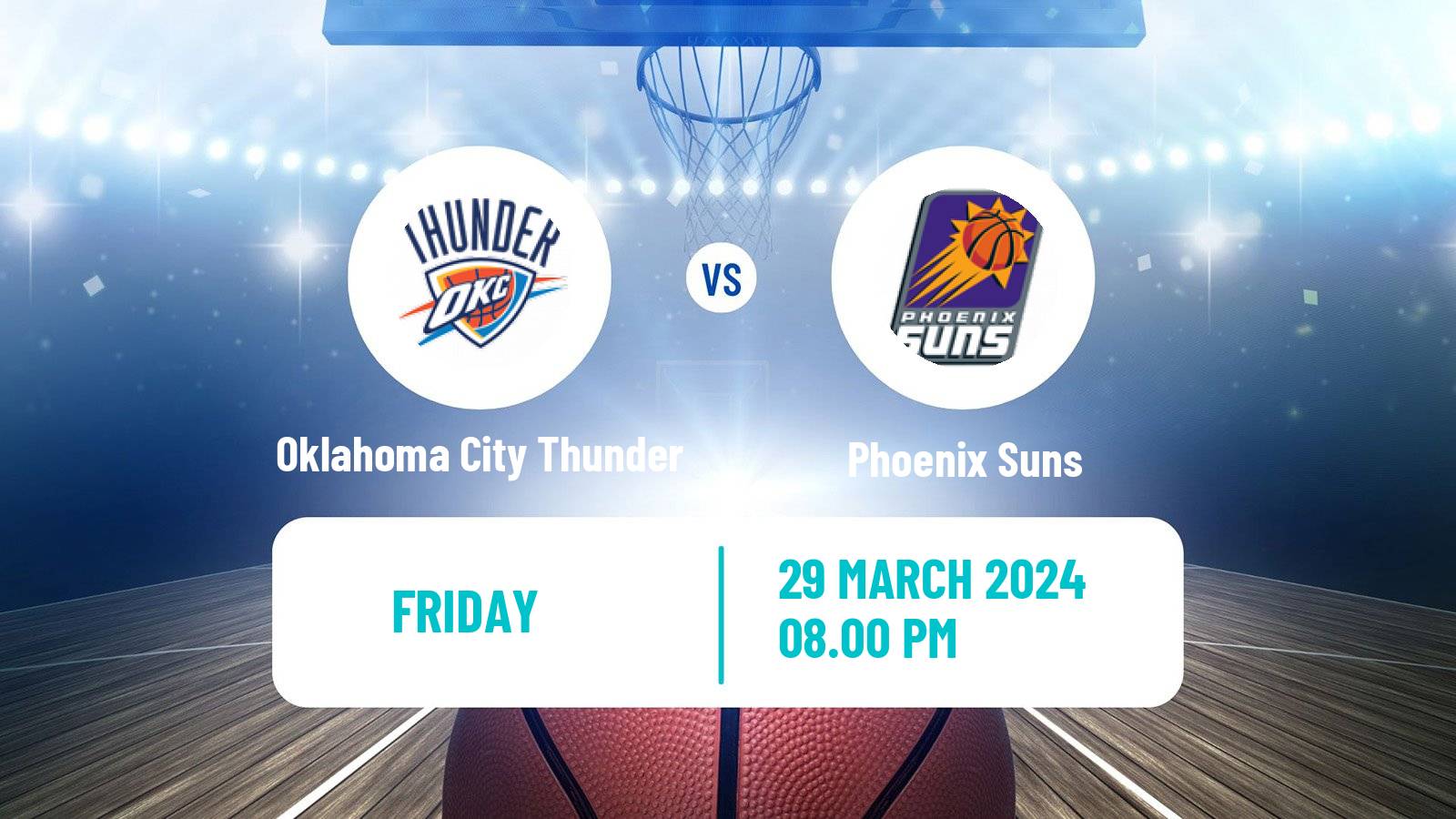 Basketball NBA Oklahoma City Thunder - Phoenix Suns