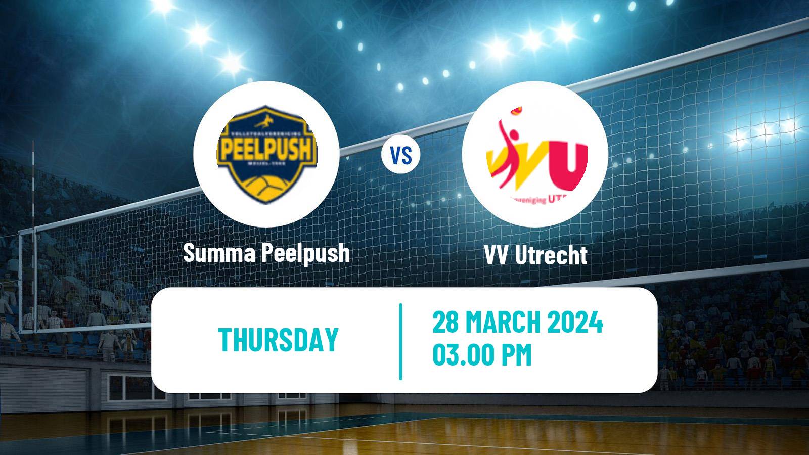 Volleyball Dutch Eredivisie Volleyball Women Summa Peelpush - VV Utrecht