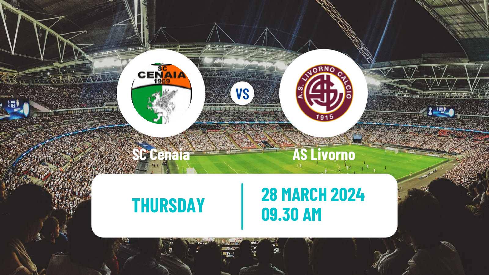 Soccer Italian Serie D - Group E Cenaia - Livorno