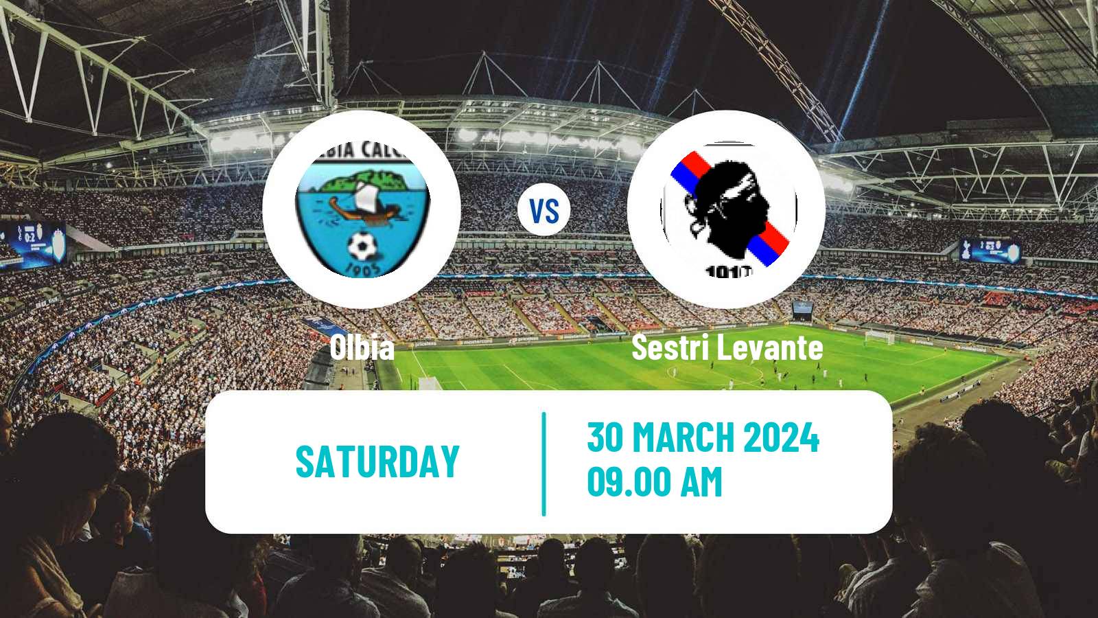 Soccer Italian Serie C Group B Olbia - Sestri Levante