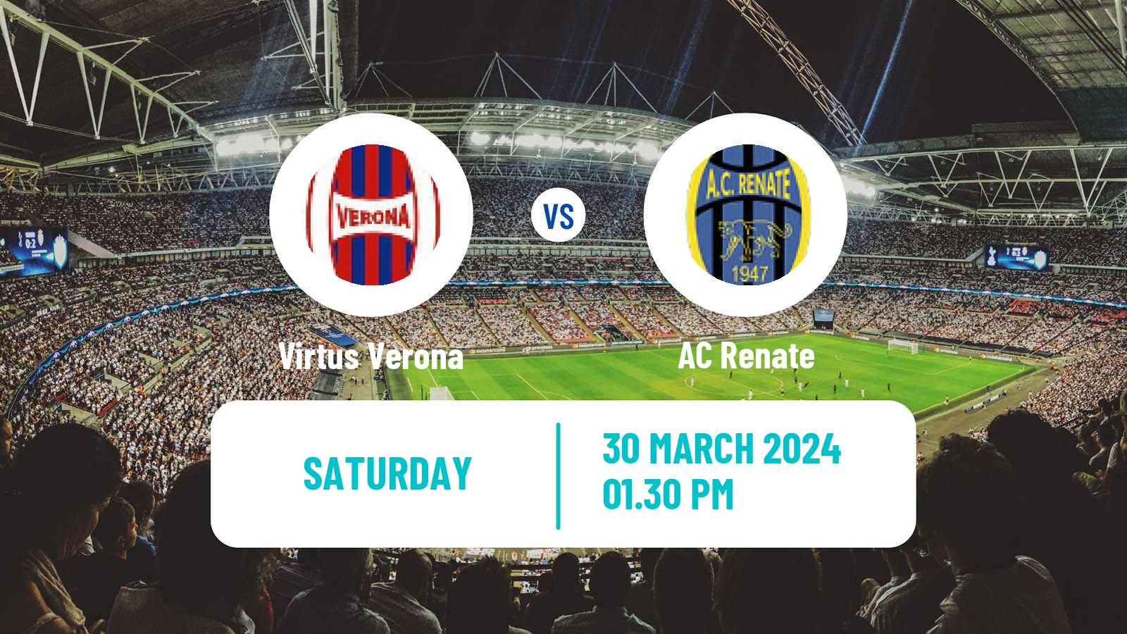 Soccer Italian Serie C Group A Virtus Verona - Renate