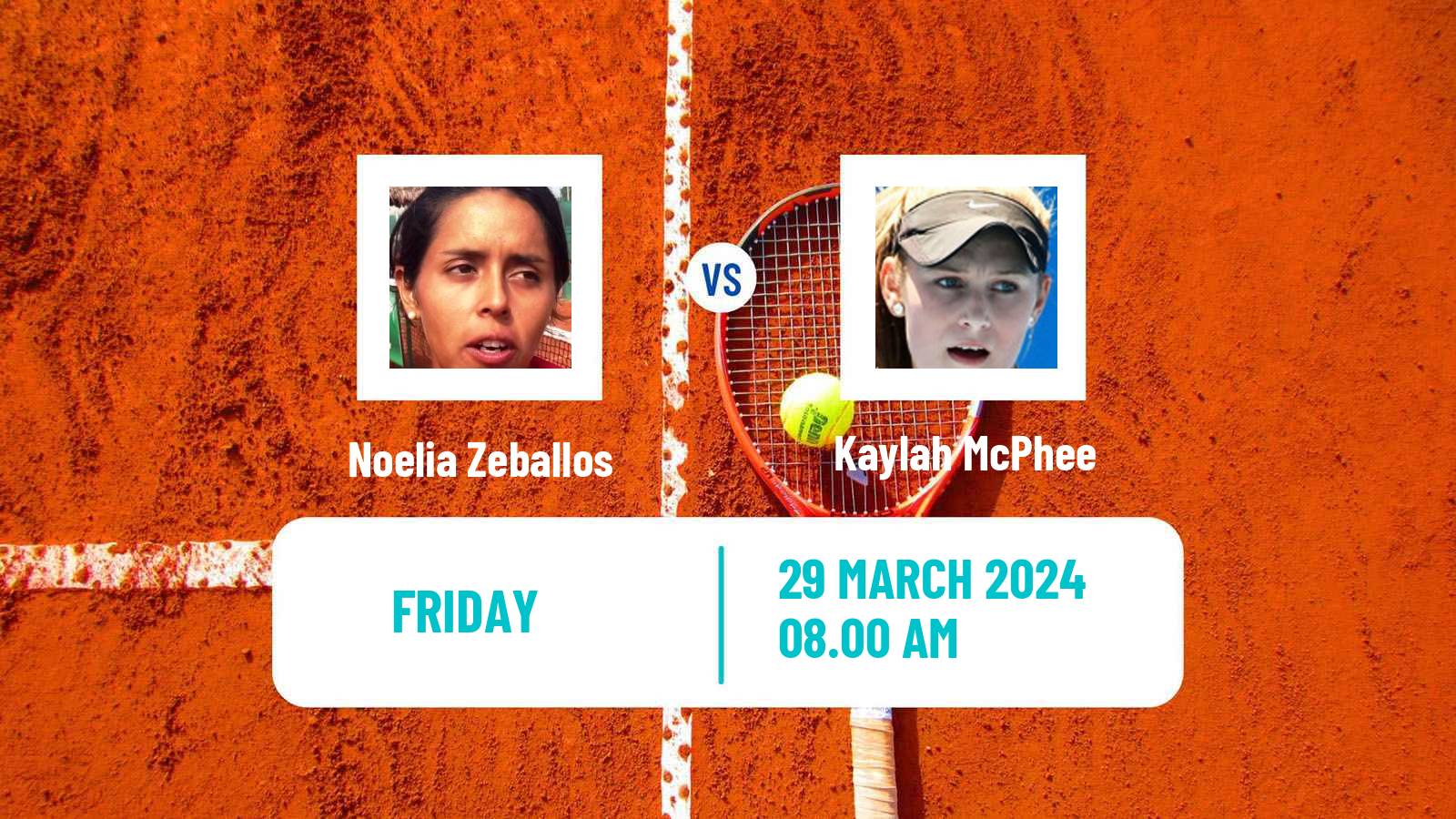 Tennis ITF W50 Sao Paulo Women Noelia Zeballos - Kaylah McPhee