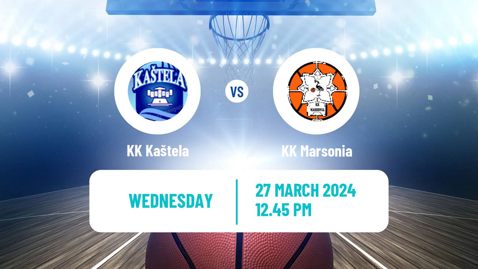 Basketball Croatian Prva Liga Basketball Kaštela - Marsonia