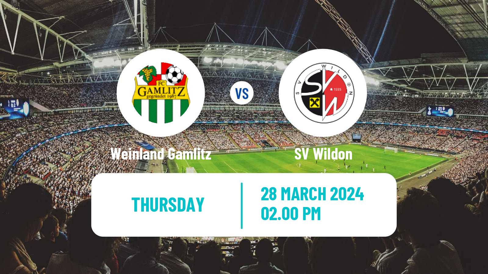 Soccer Austrian Landesliga Steiermark Weinland Gamlitz - SV Wildon