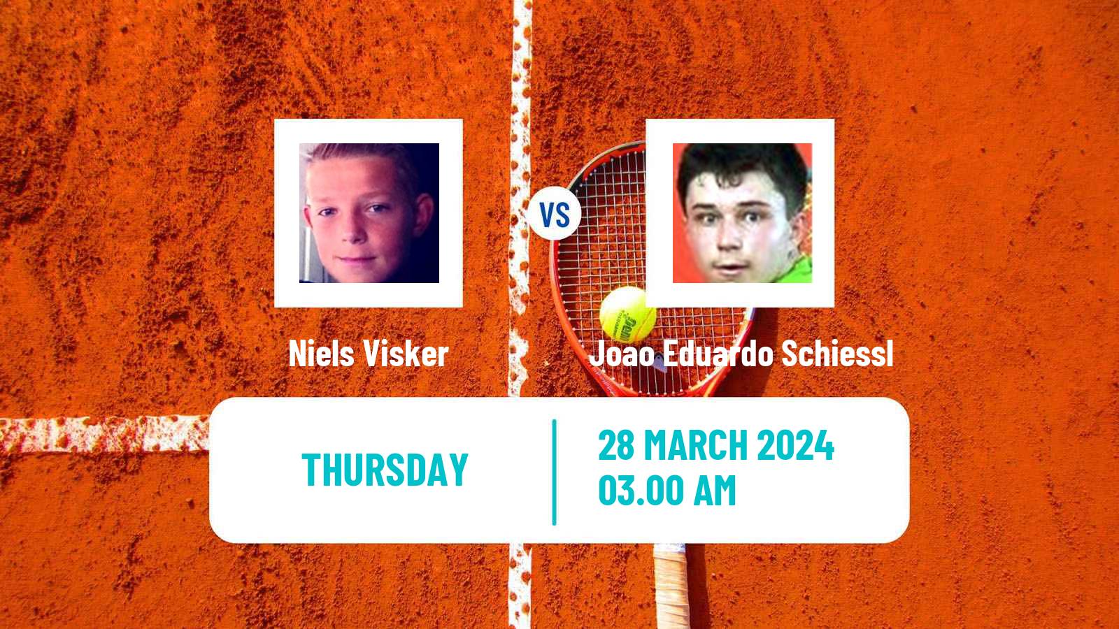 Tennis ITF M15 Antalya 8 Men Niels Visker - Joao Eduardo Schiessl