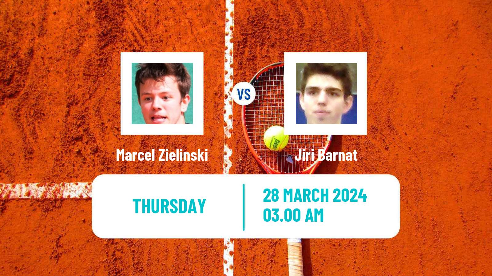 Tennis ITF M15 Antalya 8 Men Marcel Zielinski - Jiri Barnat