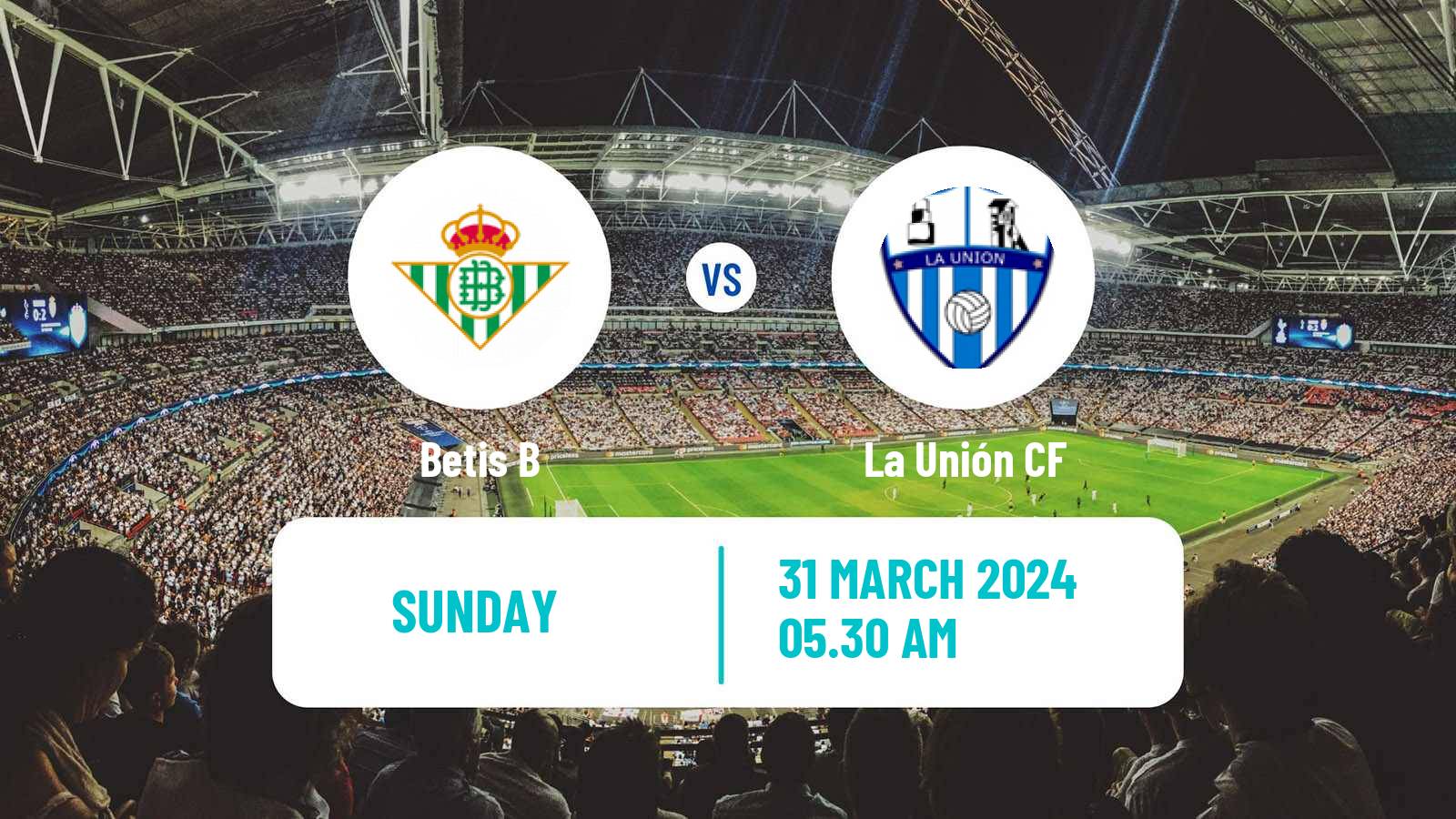 Soccer Spanish Segunda RFEF - Group 4 Betis B - La Unión