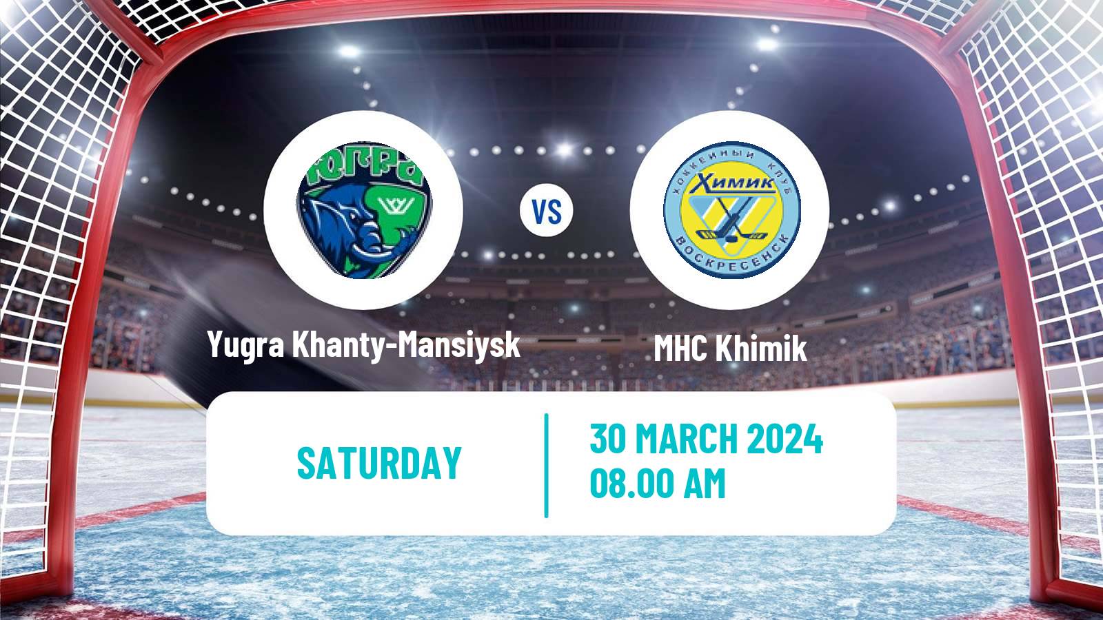 Hockey VHL Yugra Khanty-Mansiysk - Khimik
