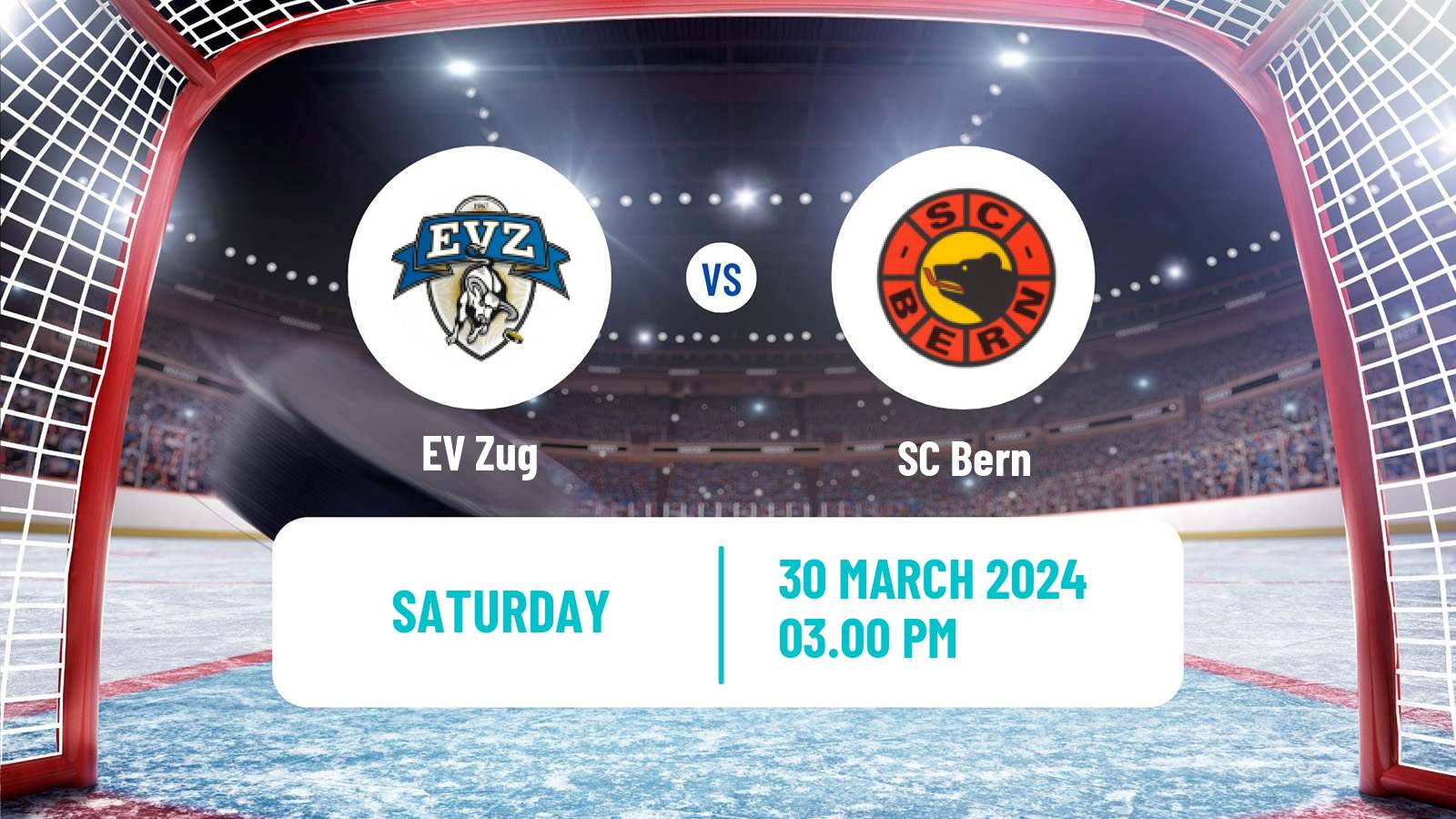 Hockey Swiss National League Hockey EV Zug - Bern