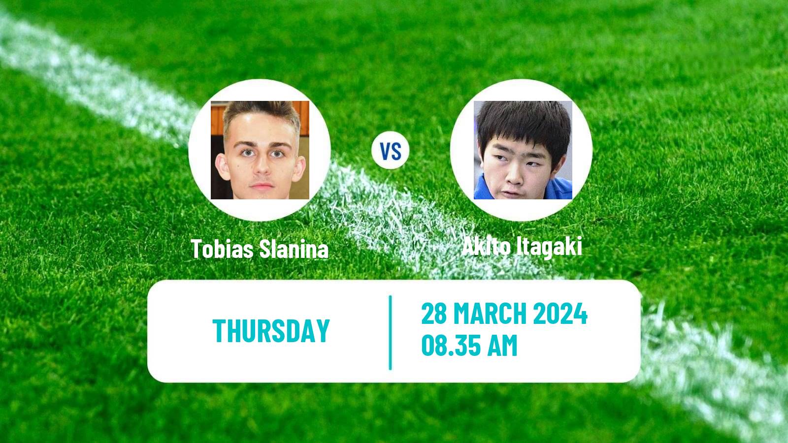 Table tennis Challenger Series Men Tobias Slanina - Akito Itagaki