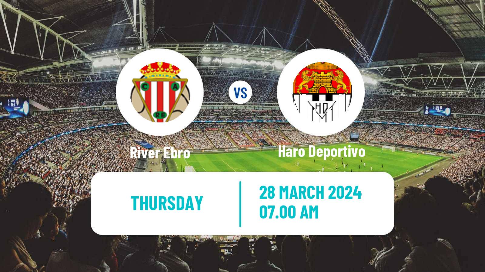 Soccer Spanish Tercera RFEF - Group 16 River Ebro - Haro Deportivo