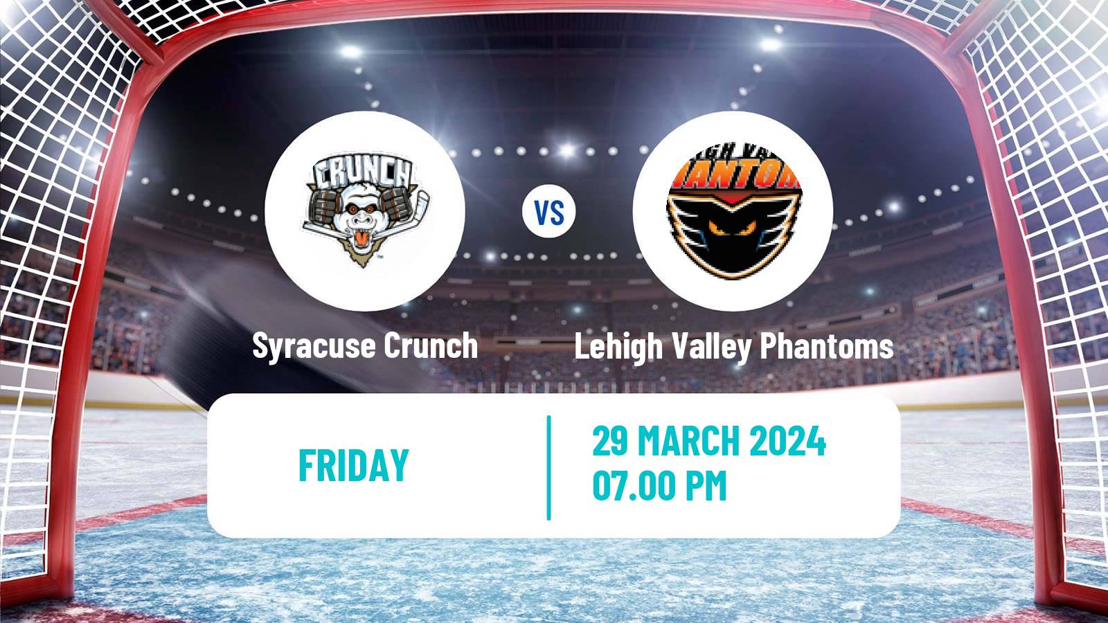 Hockey AHL Syracuse Crunch - Lehigh Valley Phantoms