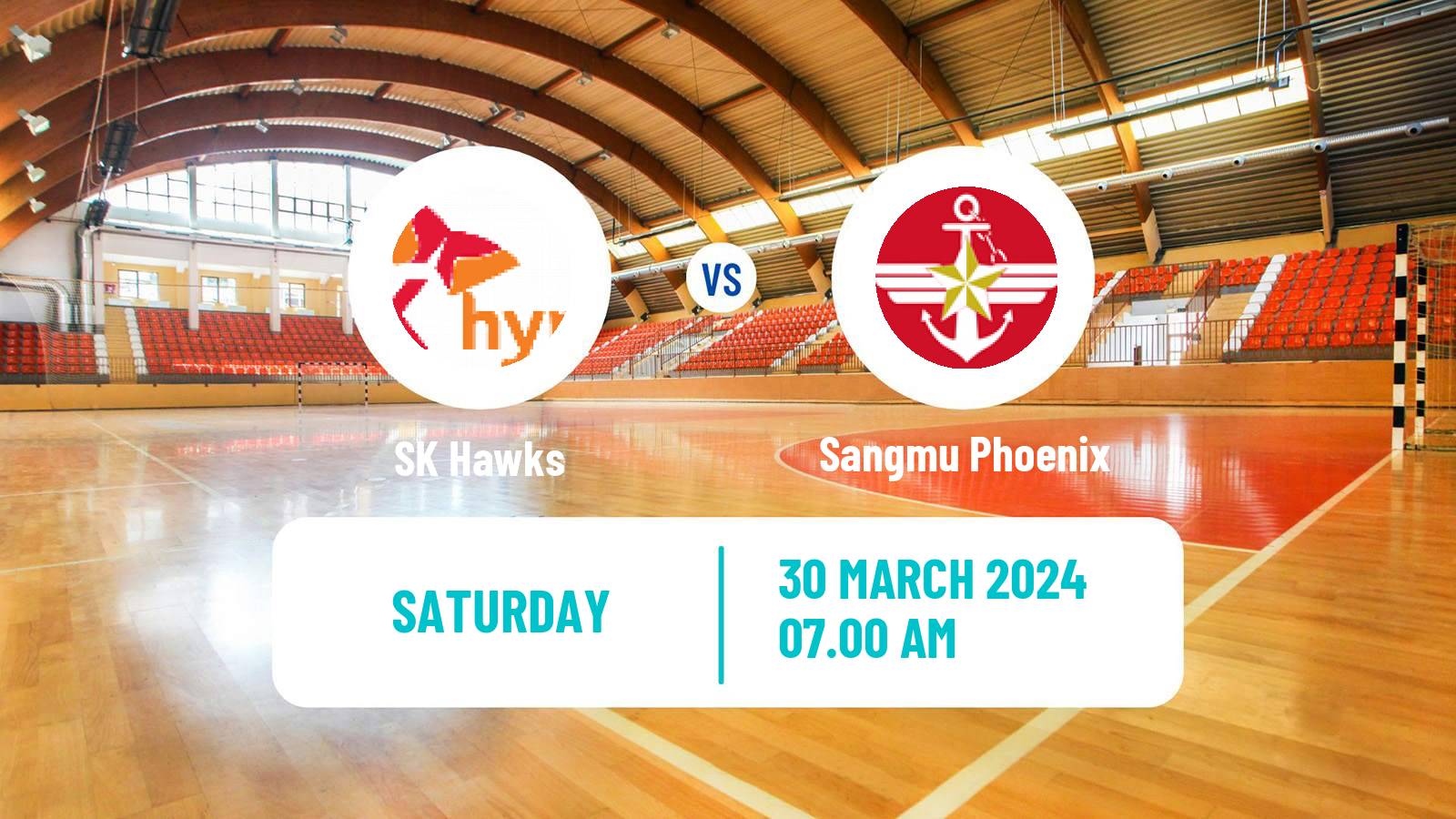 Handball South Korean 1st League Handball SK Hawks - Sangmu Phoenix