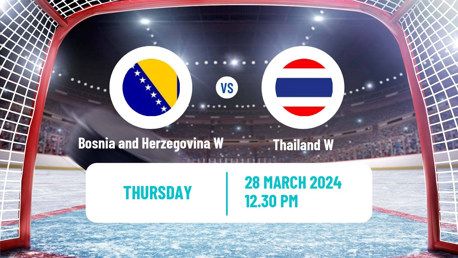 Hockey IIHF World Championship IIIB Women Bosnia and Herzegovina W - Thailand W