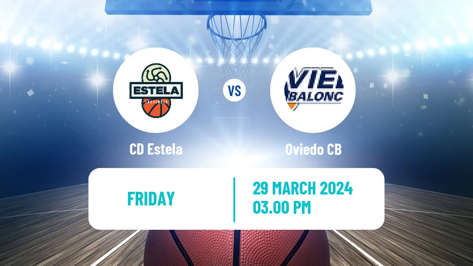 Basketball Spanish LEB Oro Estela - Oviedo