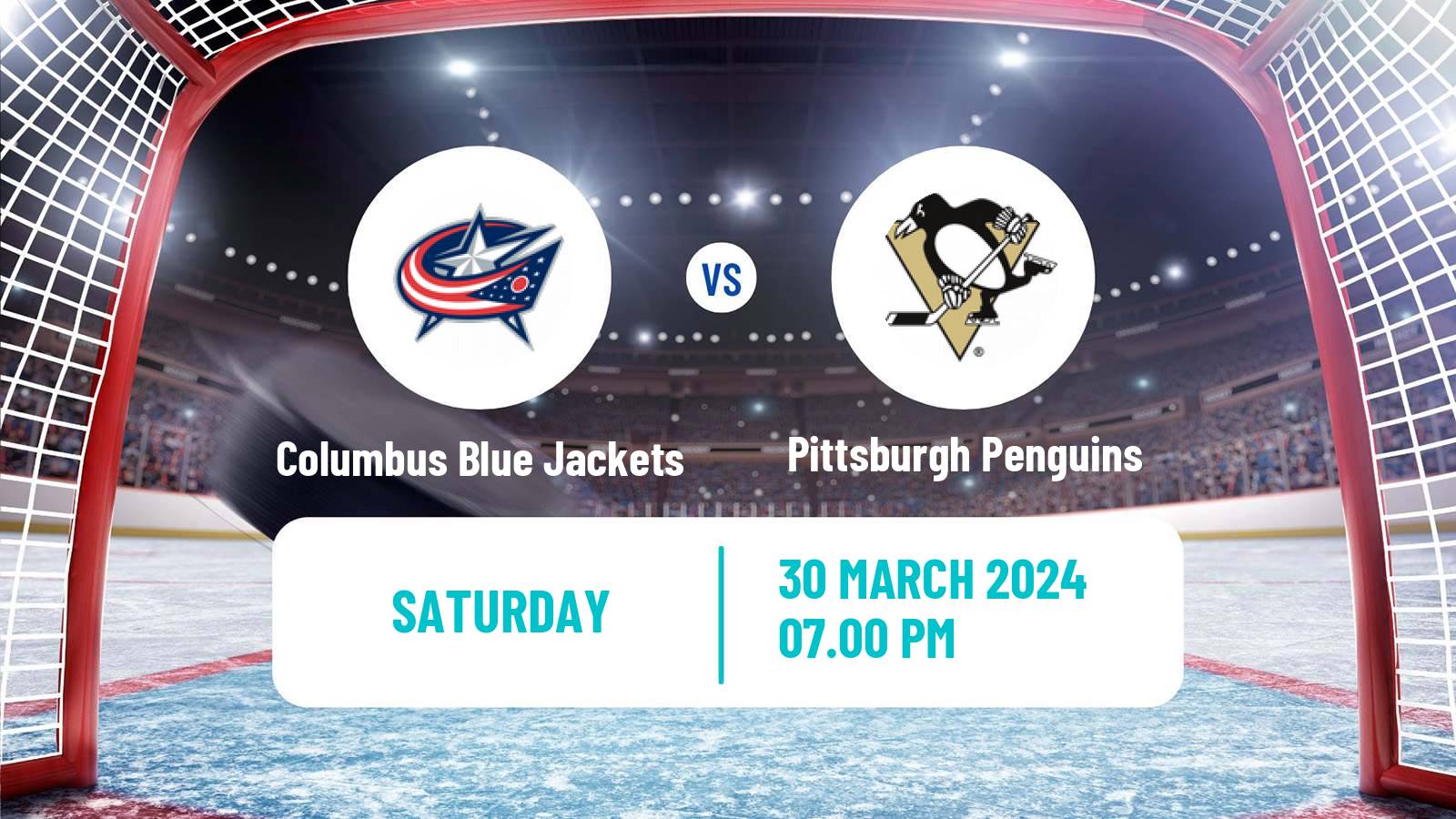 Hockey NHL Columbus Blue Jackets - Pittsburgh Penguins