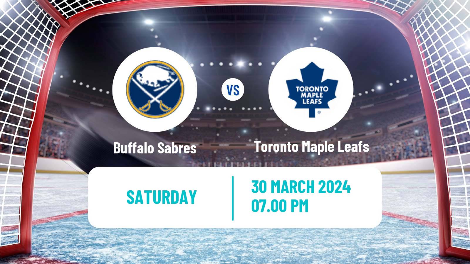 Hockey NHL Buffalo Sabres - Toronto Maple Leafs