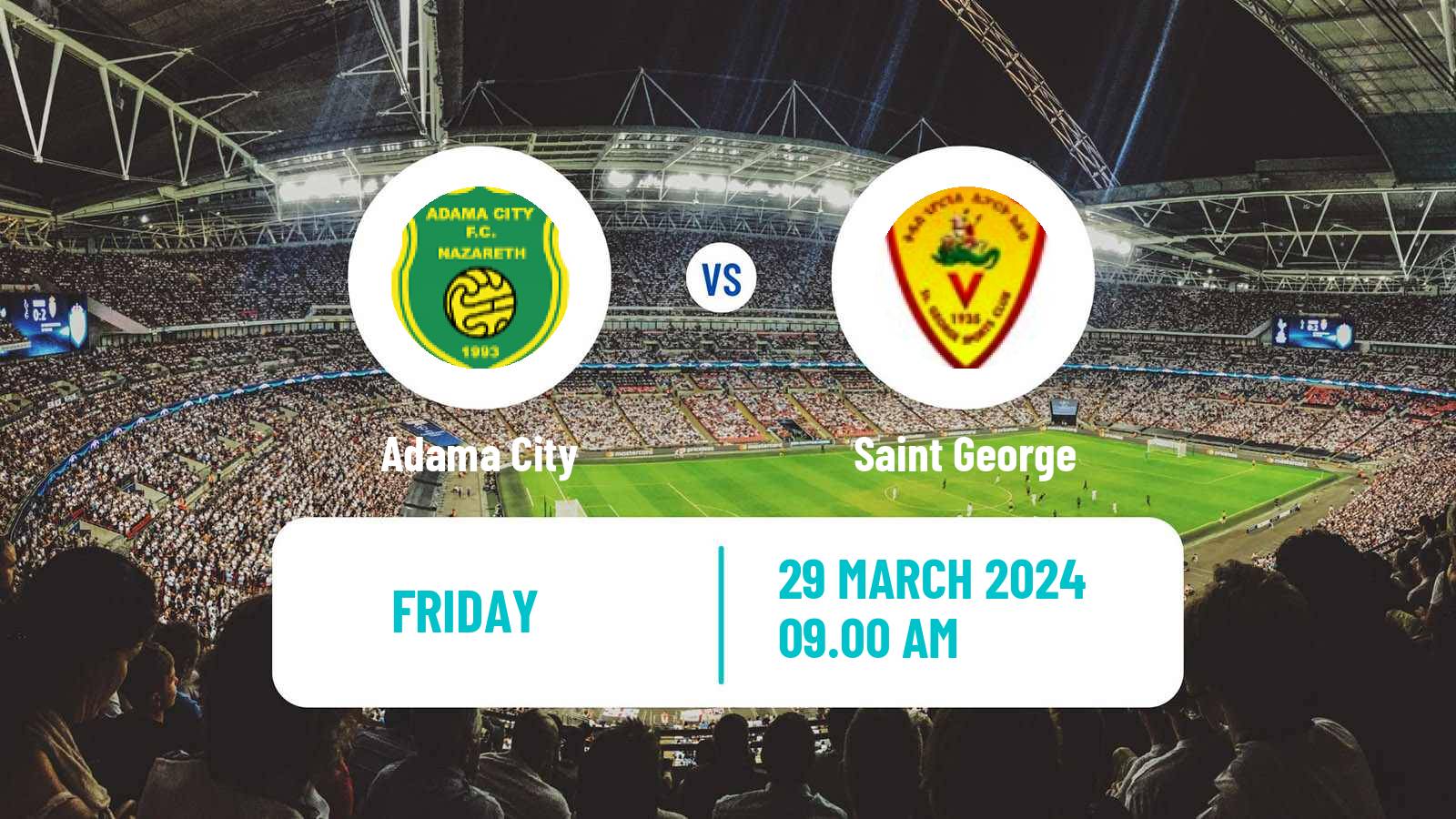 Soccer Ethiopian Premier League Adama City - Saint George