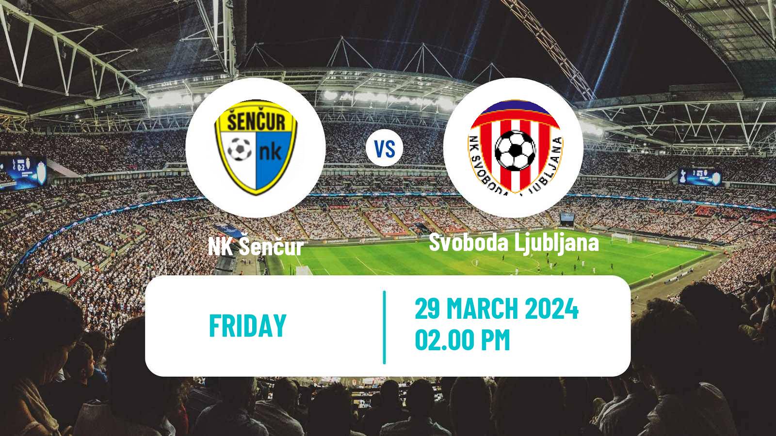 Soccer Slovenian 3 SNL West Šenčur - Svoboda Ljubljana