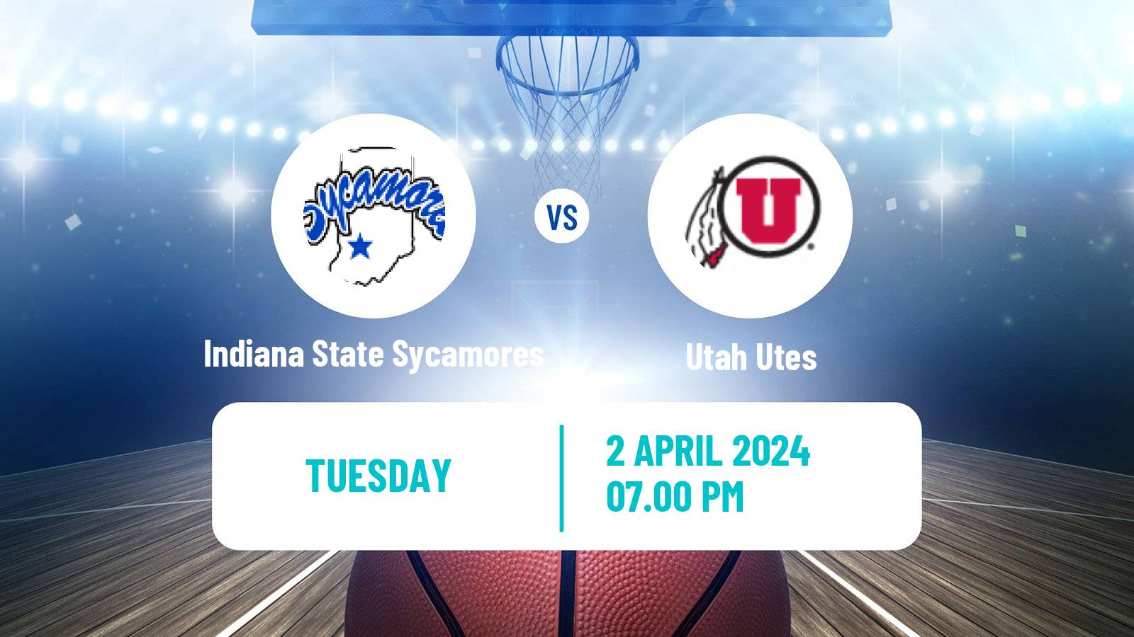 Basketball NIT Indiana State Sycamores - Utah Utes