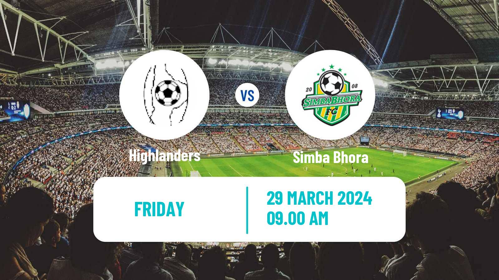 Soccer Zimbabwe Premier League Highlanders - Simba Bhora