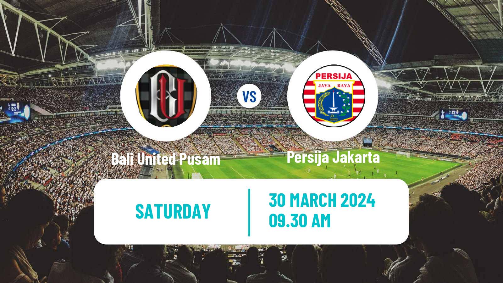 Soccer Indonesian Liga 1 Bali United Pusam - Persija Jakarta