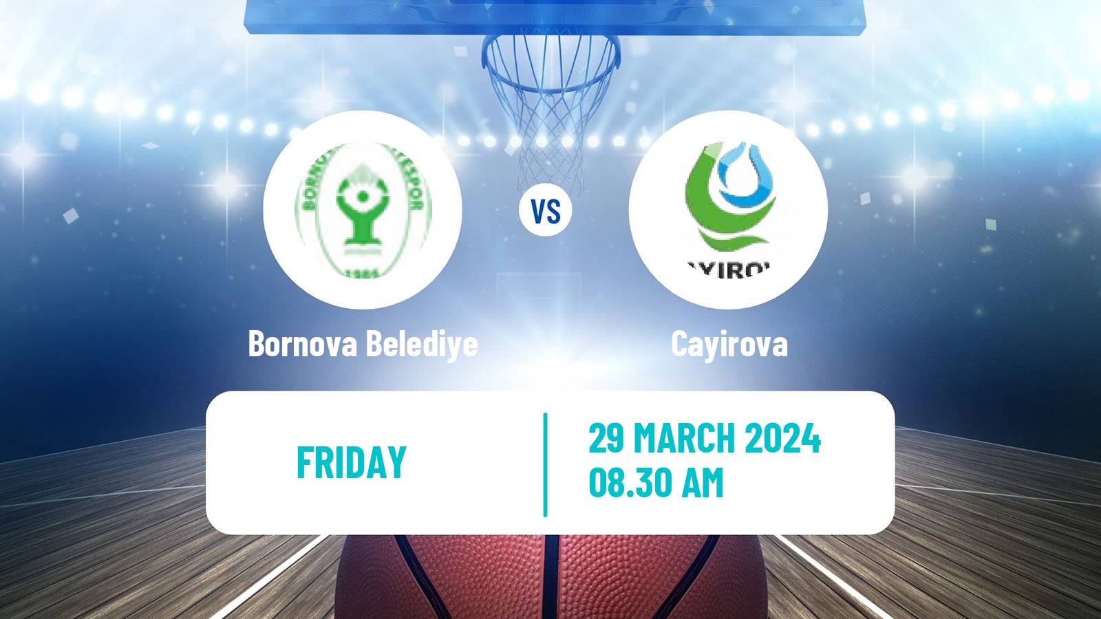 Basketball Turkish TBL Bornova Belediye - Cayirova