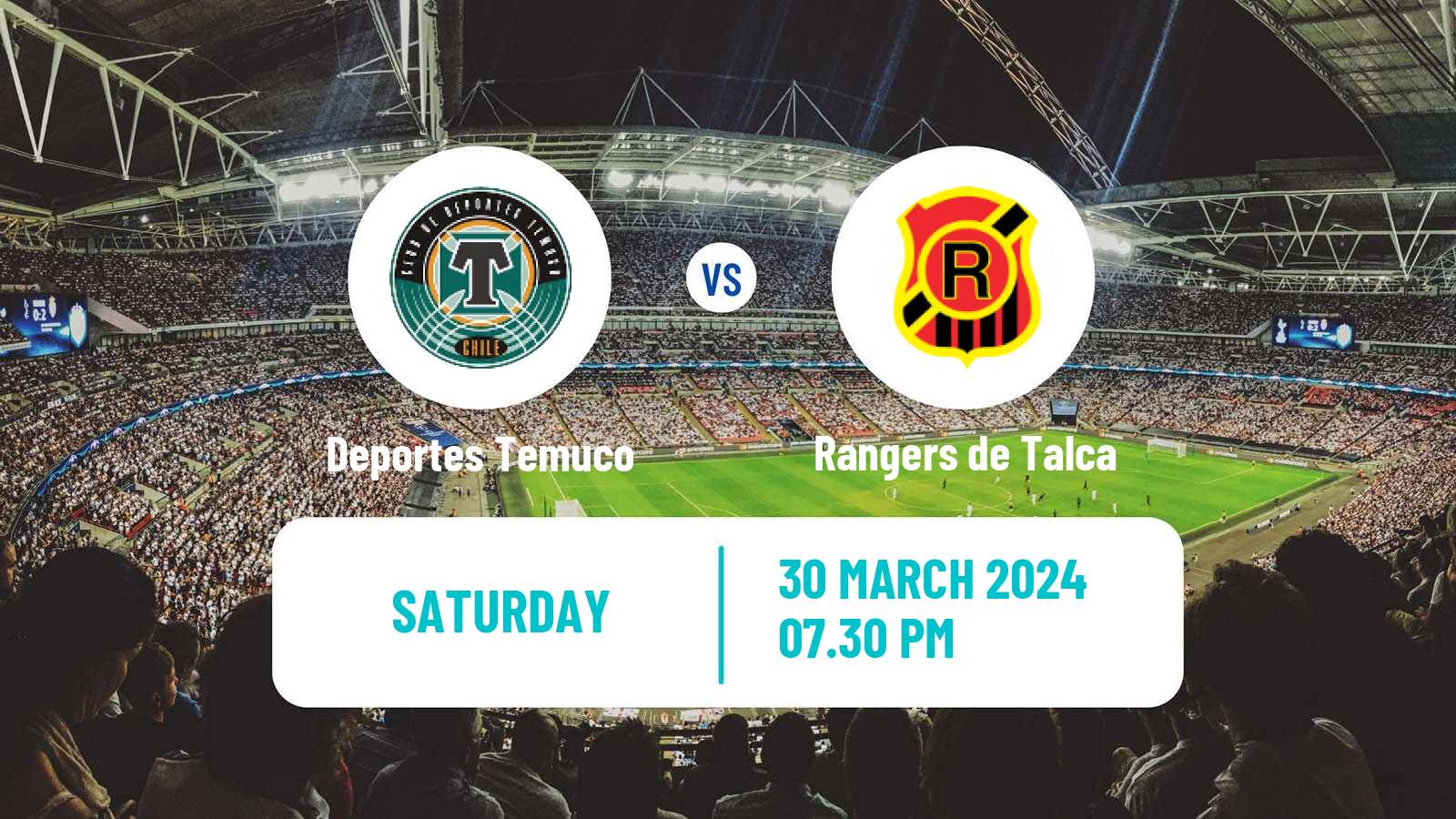 Soccer Chilean Primera B Deportes Temuco - Rangers de Talca