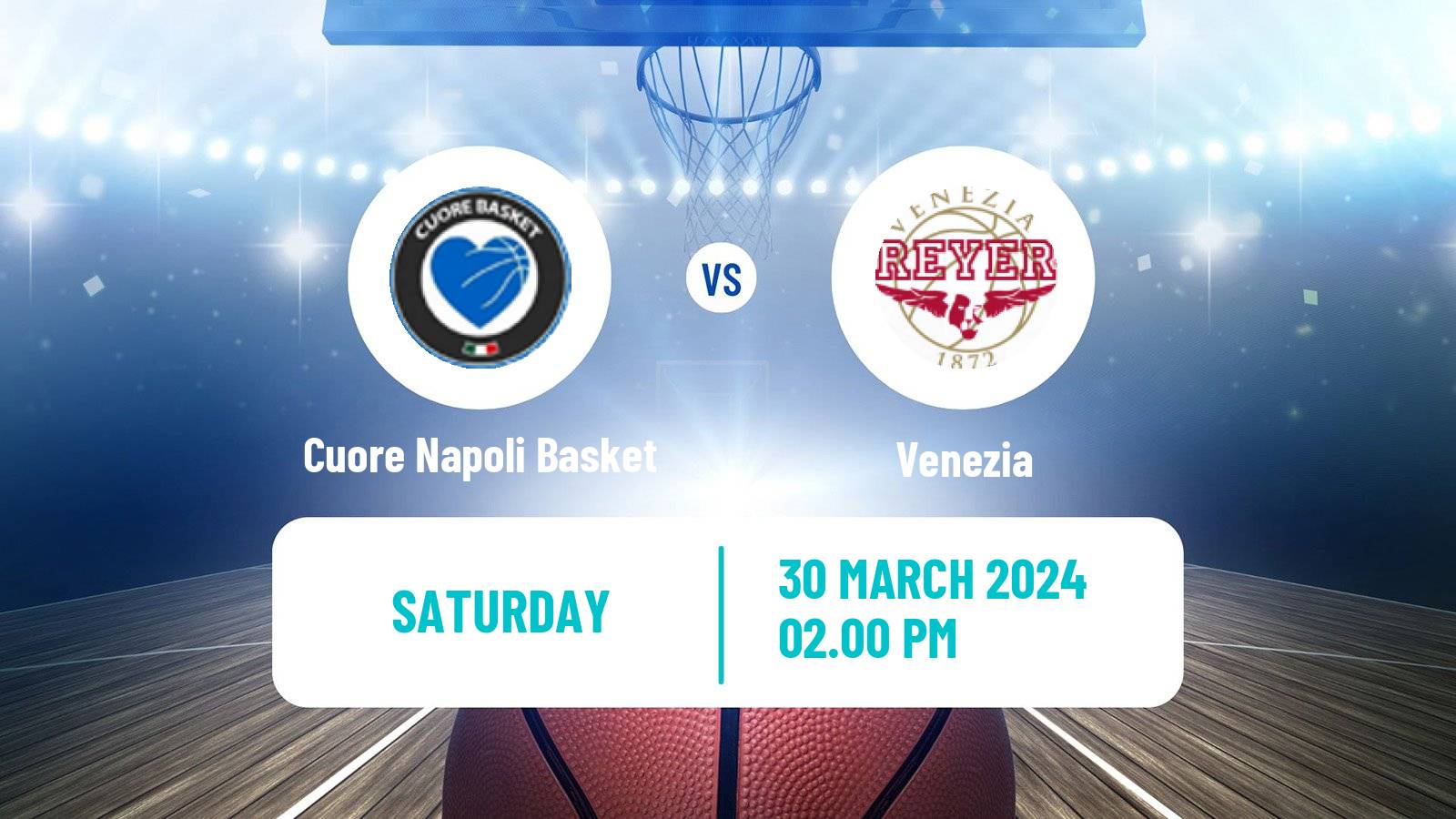 Basketball Italian Lega A Basketball Cuore Napoli Basket - Venezia