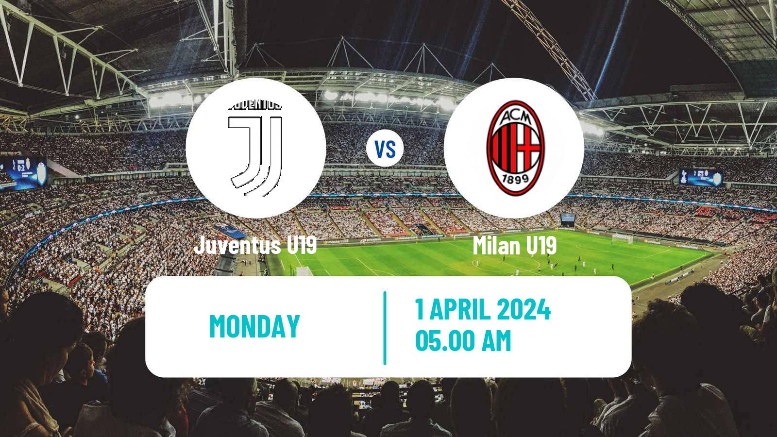 Soccer Italian Primavera 1 Juventus U19 - Milan U19