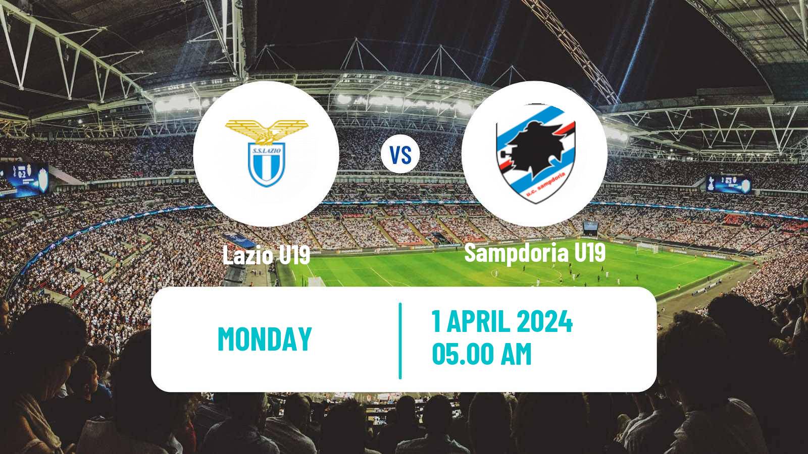 Soccer Italian Primavera 1 Lazio U19 - Sampdoria U19