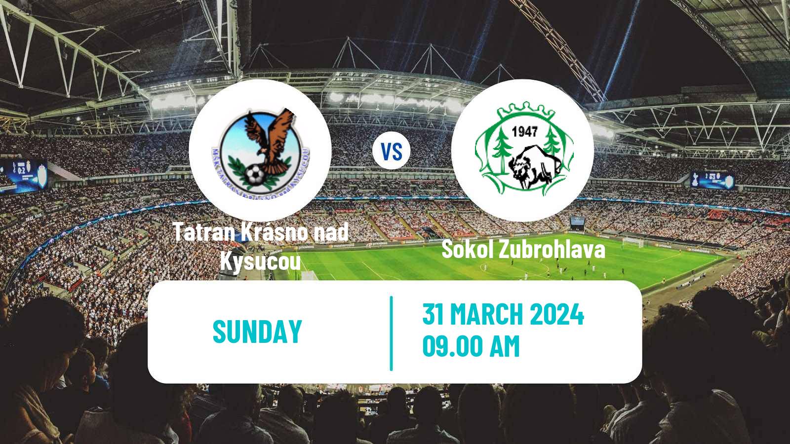 Soccer Slovak 4 Liga Central Tatran Krásno nad Kysucou - Sokol Zubrohlava