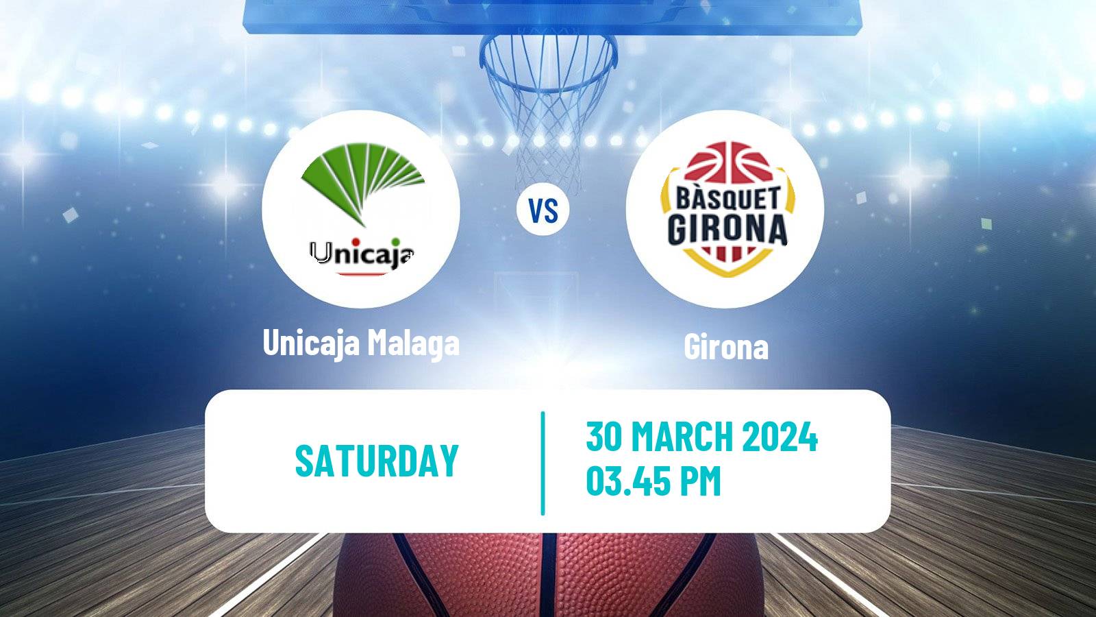 Basketball Spanish ACB League Unicaja Malaga - Girona
