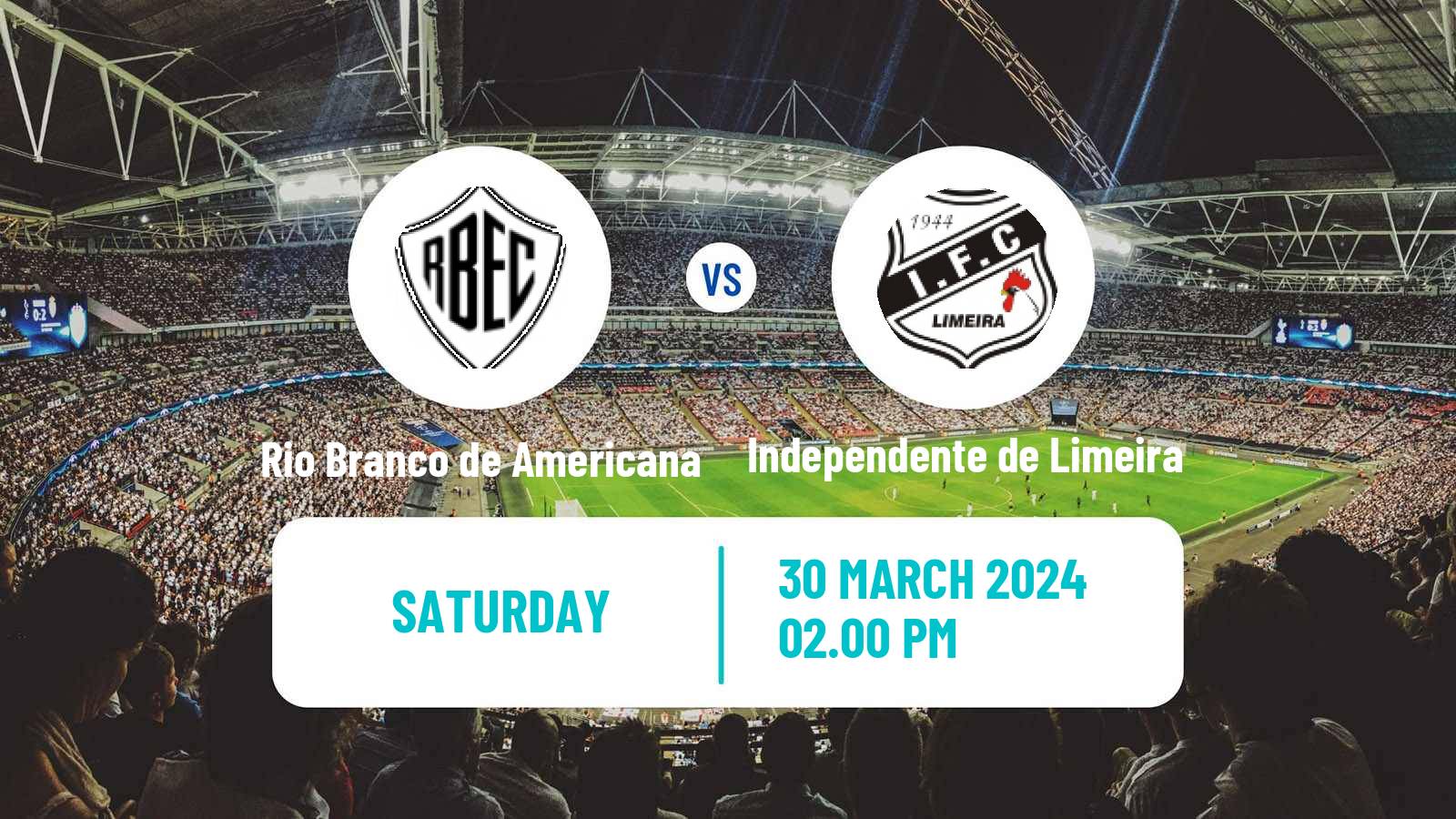 Soccer Brazilian Campeonato Paulista A4 Rio Branco de Americana - Independente de Limeira
