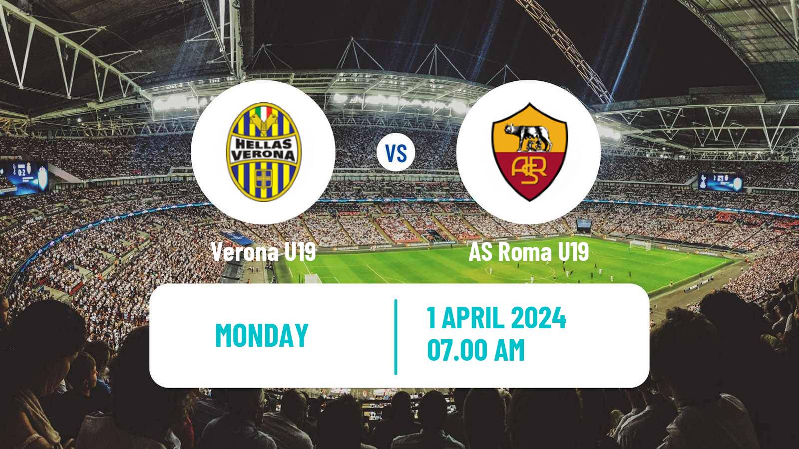 Soccer Italian Primavera 1 Verona U19 - Roma U19